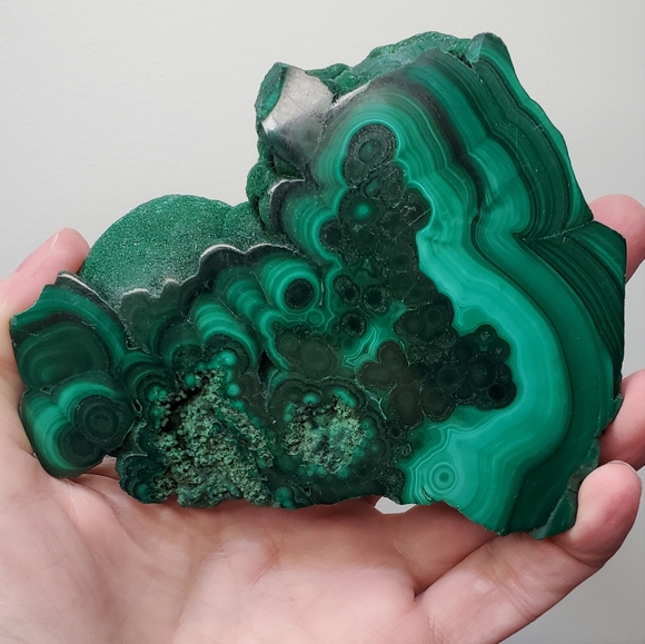 Malachite Crystal Slab - Picture 4 of 13